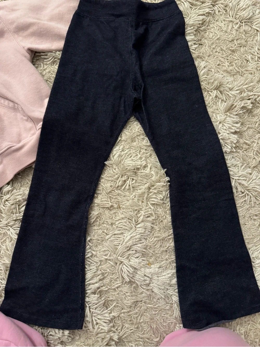 GAP Pink Hoodie with Blue Kids wide leg Leggings